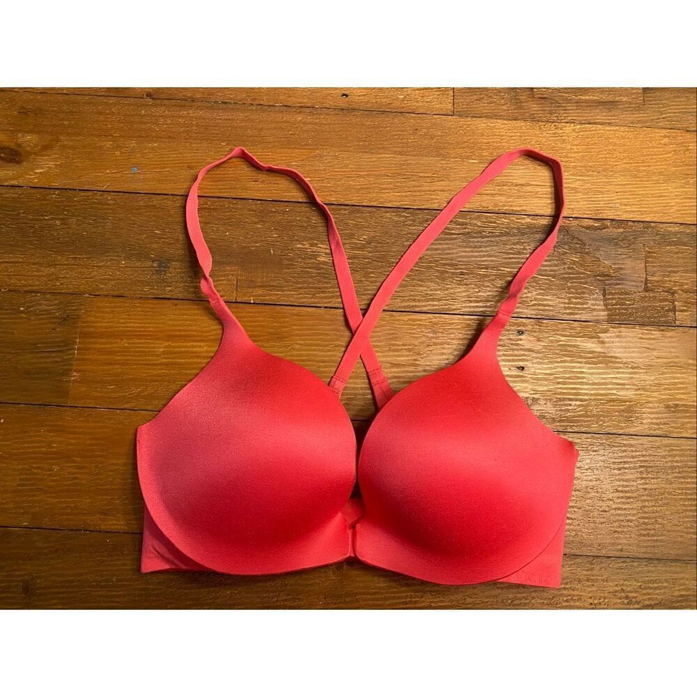 Victoria’s Secret 34D push-up front close Pink bra